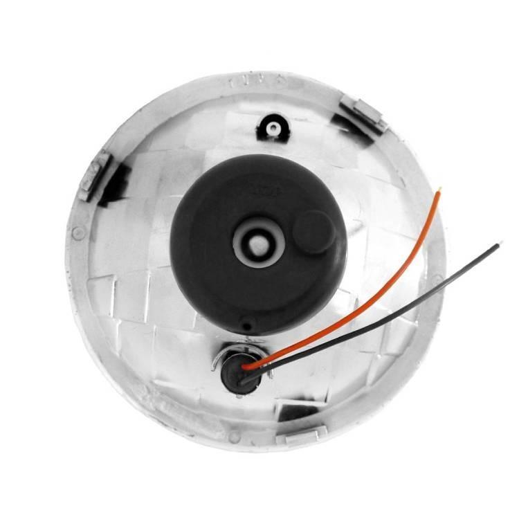 汎用 丸型 丸灯 7インチ SMD LED ホワイトイカリングフロントヘッド