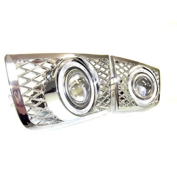 ランドクルーザー プラド 95 90 白 LED イカリング