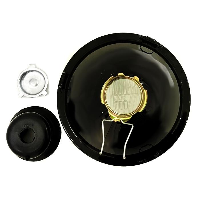 送料無料 汎用 丸型 丸灯 7インチ 日本光軸仕様 クリスタル