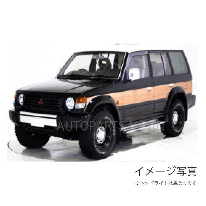 送込 三菱 パジェロ 丸目 キット 91-99y イカリングヘッド ライト