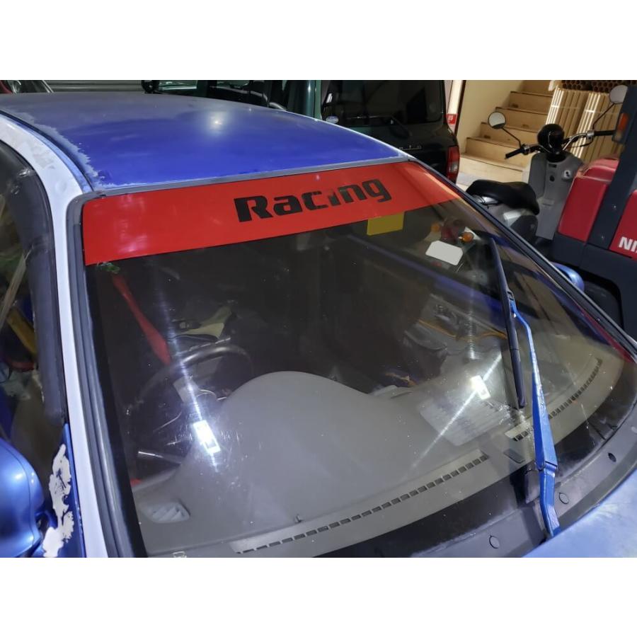 Eg系 シビック用 ハチマキステッカー メタリック Racing Ej型 クーペ フロントガラスステッカー Eg型 Eg3 Eg4 Eg5 Eg6 Ej型 Ej1 Civic Eg Hatimaki Racing Metric Auto Parts Osaka 通販 Yahoo ショッピング