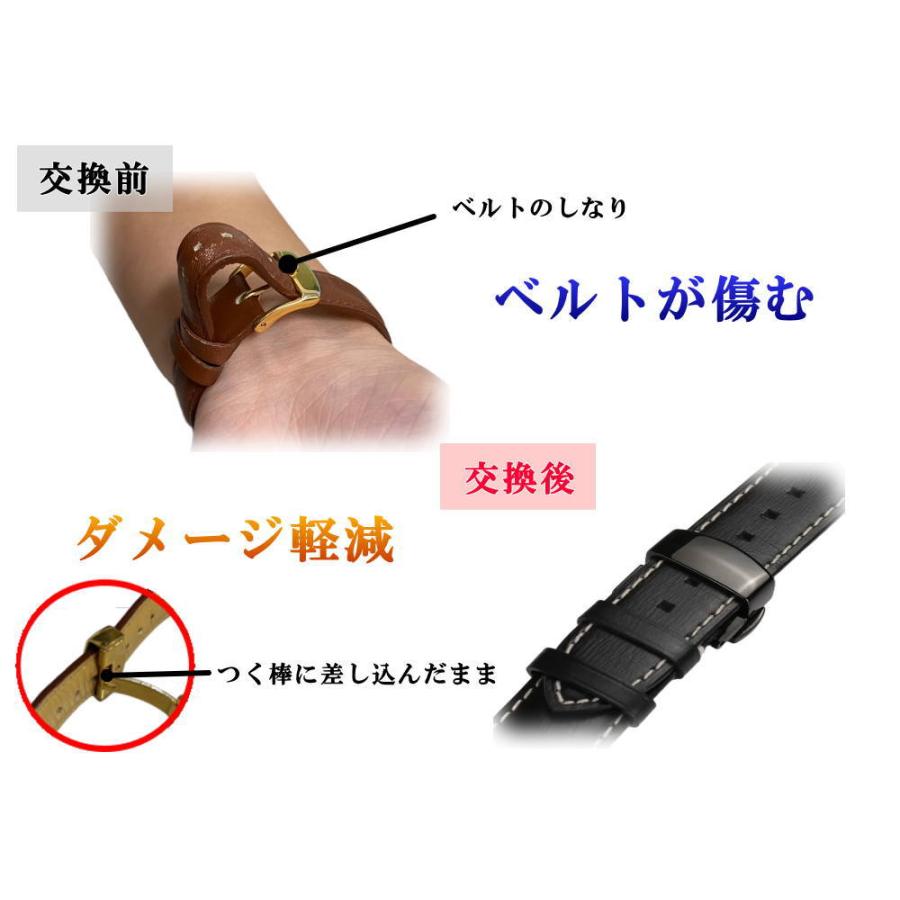 両開き ワンタッチ Dバックル 高級ステンレス316L 20mm 22mm 両開き ワンタッチ Dバックル 高級ステンレス316L 20mm 22mm