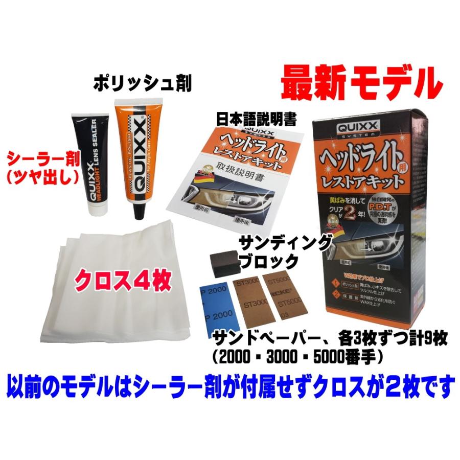 AUTOMAX izumi QUIXX クイックス ヘッドライト用レストアキット