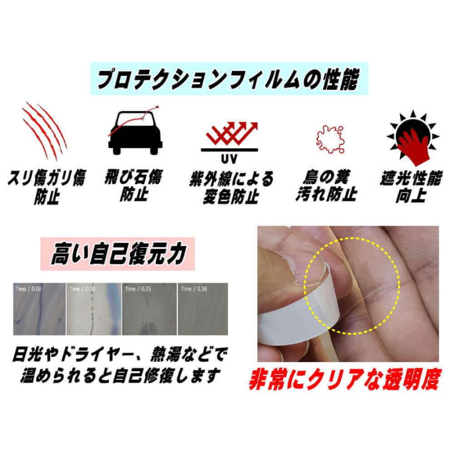 ヘッドライトプロテクションフィルム (N-BOXカスタム JF3 JF4) 車種専用 カット済み 左右セット ヘッドライト保護 エヌボックス ホンダ_2