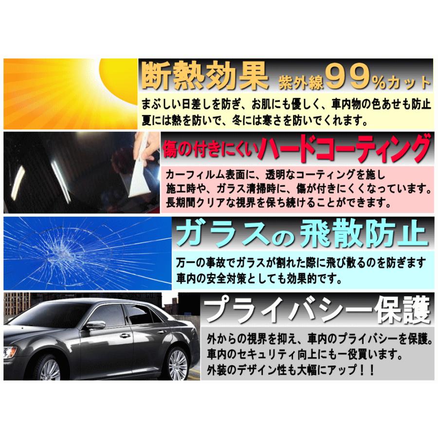 リアガラスのみ (s) ekワゴン H82W カット済み カーフィルム 平成18年9月〜 ミツビシ｜auto-parts-osaka｜08