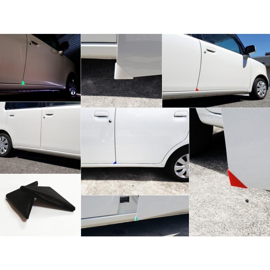 三角ドアプロテクター 赤 両面テープ付き シリコン製 ドアガード ２個セット 自動車用 ドアエッジガード 傷防止 サビ隠し へこみ防止 ぶつけ防止 レッド Sankaku Red 1 Auto Parts Osaka 通販 Yahoo ショッピング