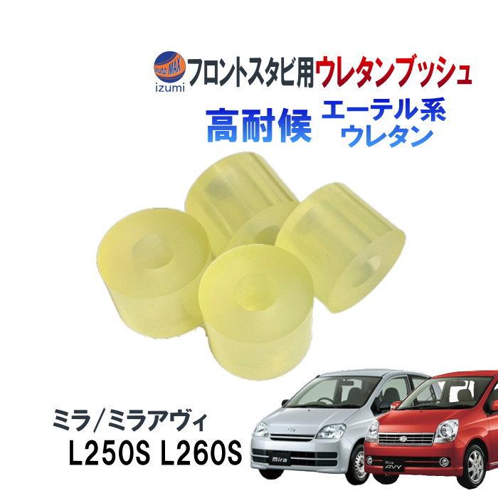 フロントスタビリンク用 ウレタンブッシュ (ミラ/ミラアヴィ用) 強化