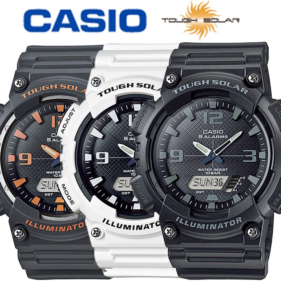 カシオ タフソーラー 国内正規品 10気圧防水 樹脂ベルト 腕時計 メンズ