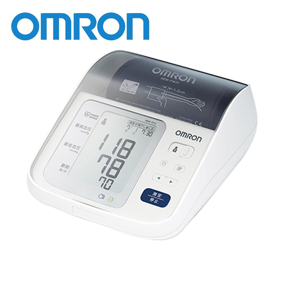 オムロン omron 上腕式血圧計 腕帯収納 不規則脈波表示 HEM-7313 血圧計