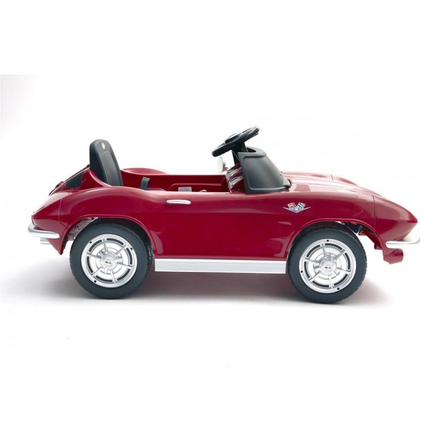 シボレー コルベット 電動 子供 自動車 キッズ 12v スティングレイ コンバーチブル 赤 ワイヤーホイール バッテリーカー Klv Gta Good Trade Agency 通販 Yahoo ショッピング