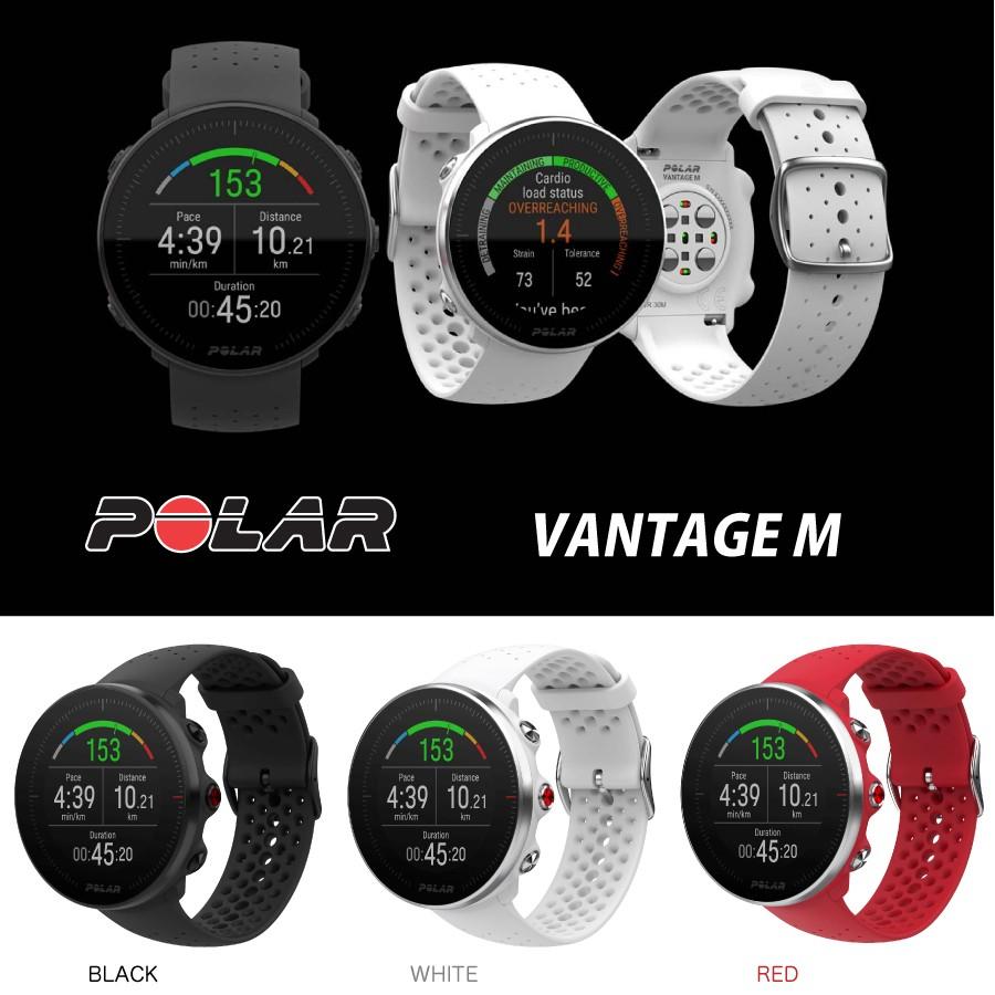 ポラール POLAR VANTAGE M バンテージ スマートウォッチ ウエアラブル ランニング トレーニング 水泳 スポーツ特化 ハイエンド Android iPhone SNS LINE通知 手首周り