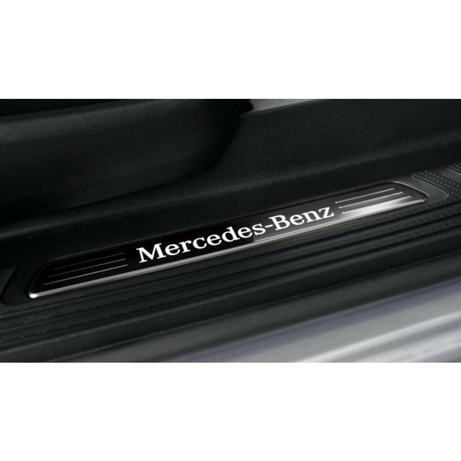大きな取引 Mercedes-Benz メルセデスベンツ W447 ウェルカムライト 海外純正品 Vクラス カバー サイドシル ステップ ドレスアップ  配線付き ドレスアップ用品