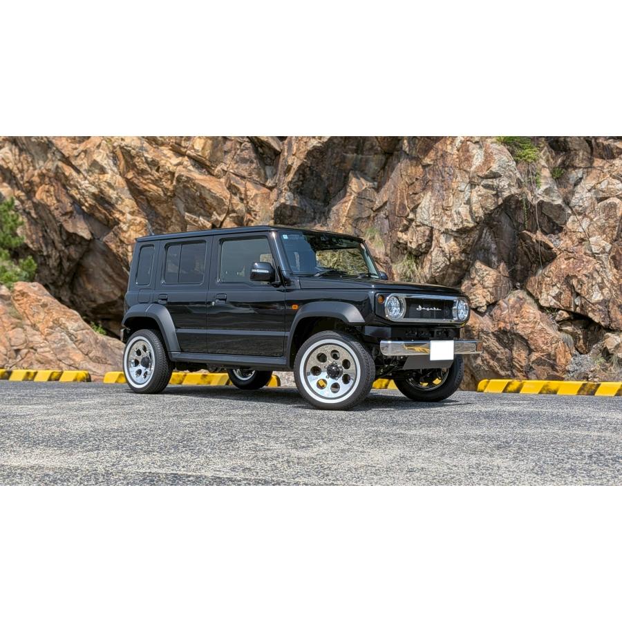 JB64/JB74/JC74】ステンレス製 アイコニックナナマルフロントバンパー