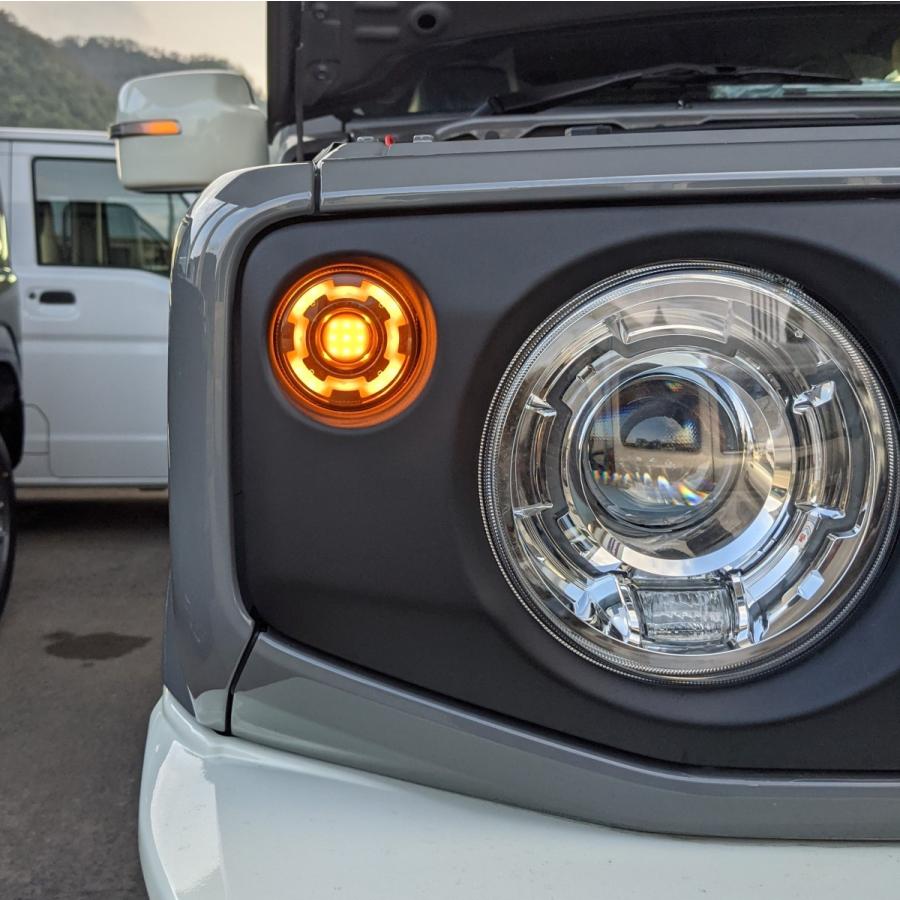 ジムニー JB64 JB74 用 【クリア】フロント ウインカー LED 左右セット 