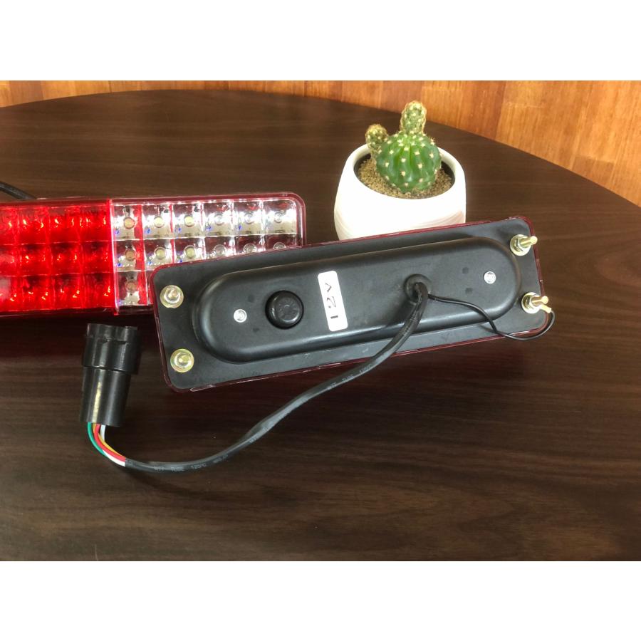 【新商品 防水力大幅アップ】JA11 JA22 JA12 系 LED テールランプ レッド×クリア フルLEDテールランプ左右セット  車検対応 汎用 オートルビーズ オリジナルの画像