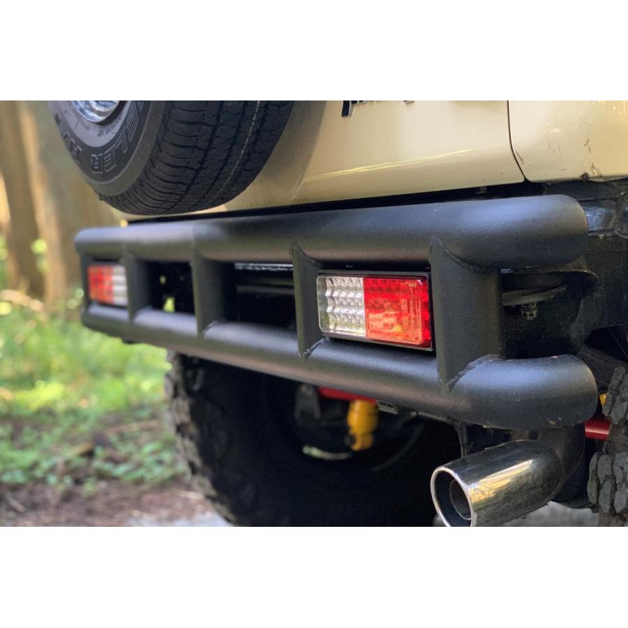 ジムニー JB64 専用 監獄 リアバンパー カプラーオン バンパー LED