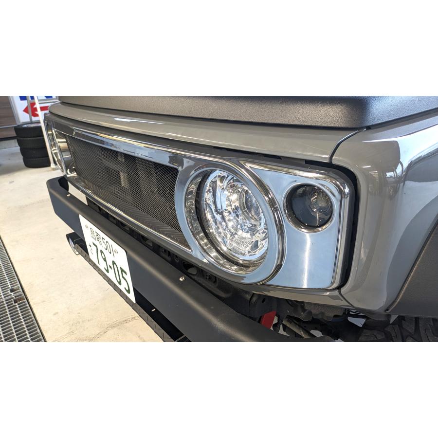 未塗装品】スズスポグリル クロームタイプ ABS JB64ジムニー用 未塗装品】スズスポグリル クロームタイプ ABS JB64ジムニー用