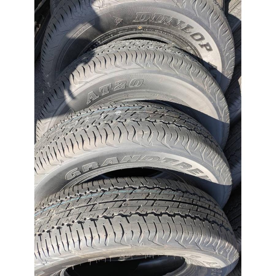 DUNLOP グランドトレック AT20 15インチ　ジムニーシエラ 送料無料】ダンロップ グラントレック AT20 195/80R15 24年製 新車外し