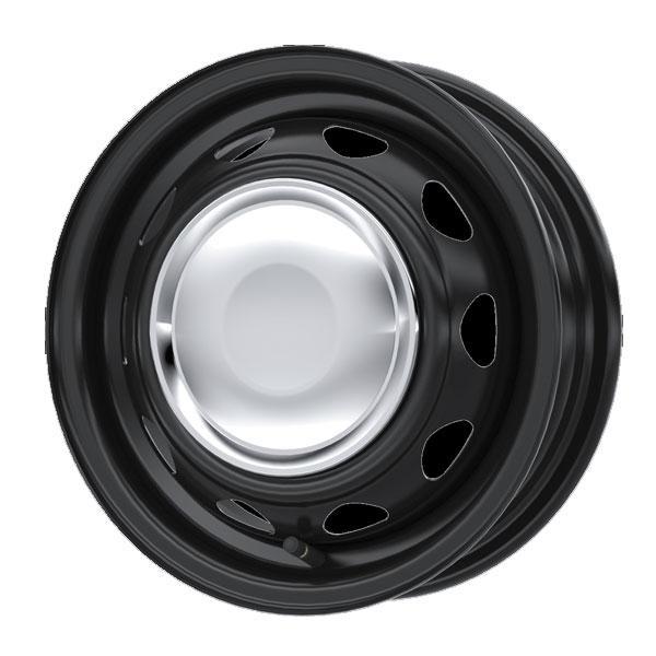 WEDS ネオキャロ 12x3.5B +34 12H マットブラック クロームキャップ 1