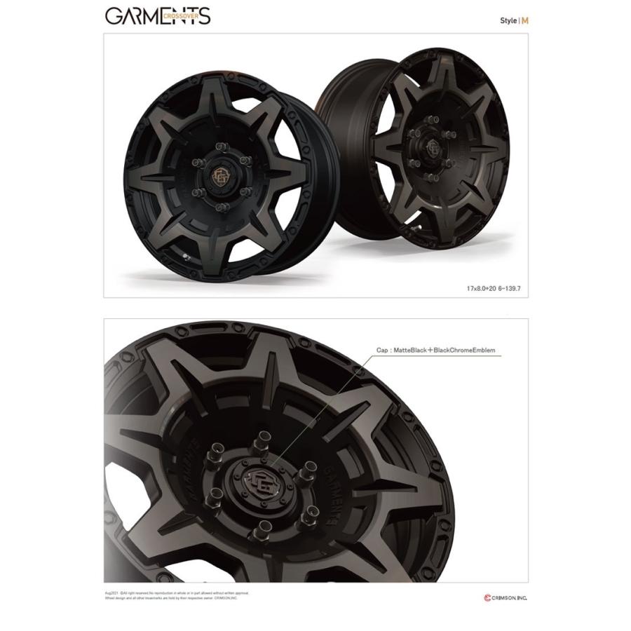 クロスオーバーガーメンツ Style M マウンテン 16X7.0J +35 5/114 CX-5（KE系）向け ホイール 4本 送料無料/条件有_5