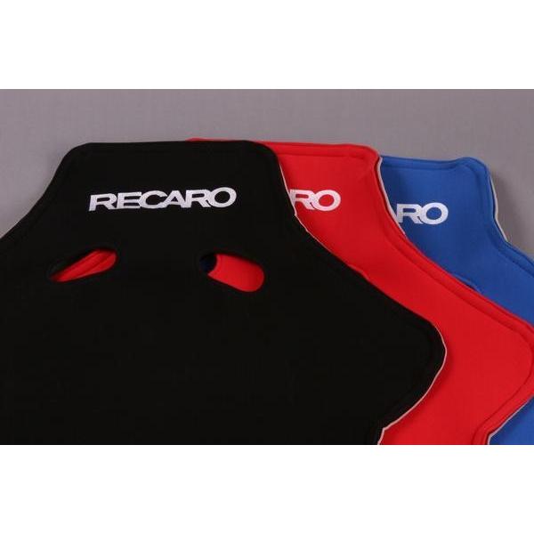 RECARO バックレストカバー ベロア生地 ブラック 1個入り / レカロ 