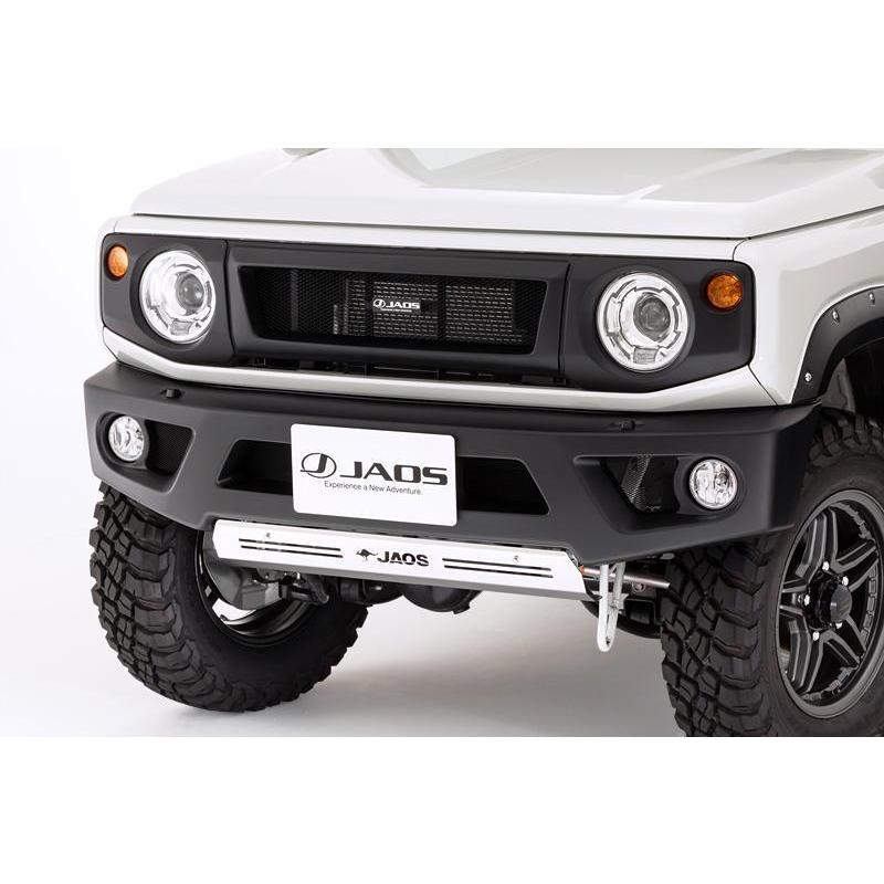 中古　JAOS フロントスポーツカウル ジムニー JB64系　チッピング塗装 JAOS フロントスポーツカウル 塗装品 マットブラック ジムニー JB64系