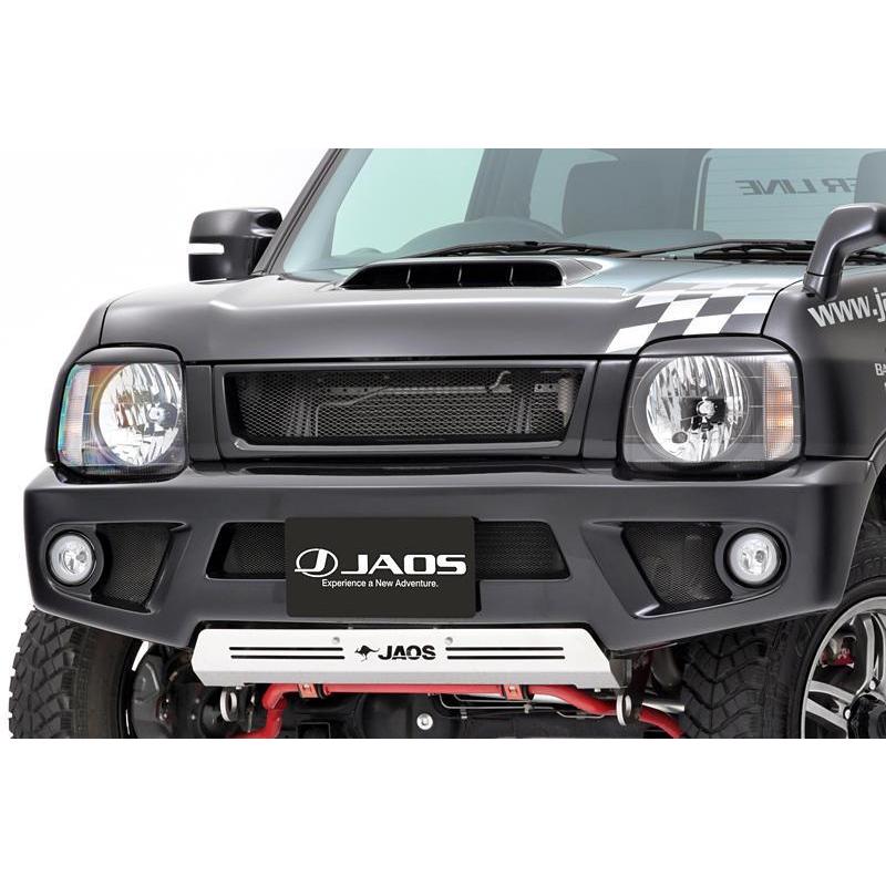 JAOS フロントグリル ジムニー JB23系 4型以降 02.01-18.02用 JAOS フロントグリル ジムニー JB23系 4型以降 02.01-18.02用