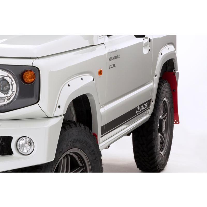 JAOS フェンダーガーニッシュ type-X 未塗装品 ジムニー JB64系 ALL 