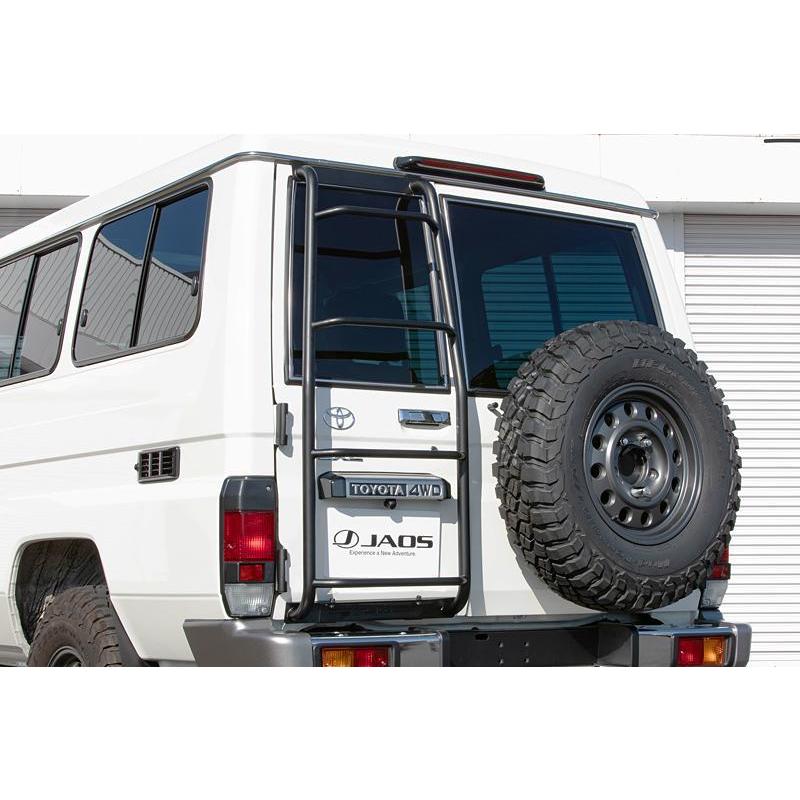 JAOS リヤラダーII ブラック ランドクルーザー 70系 ##J78（トゥループ