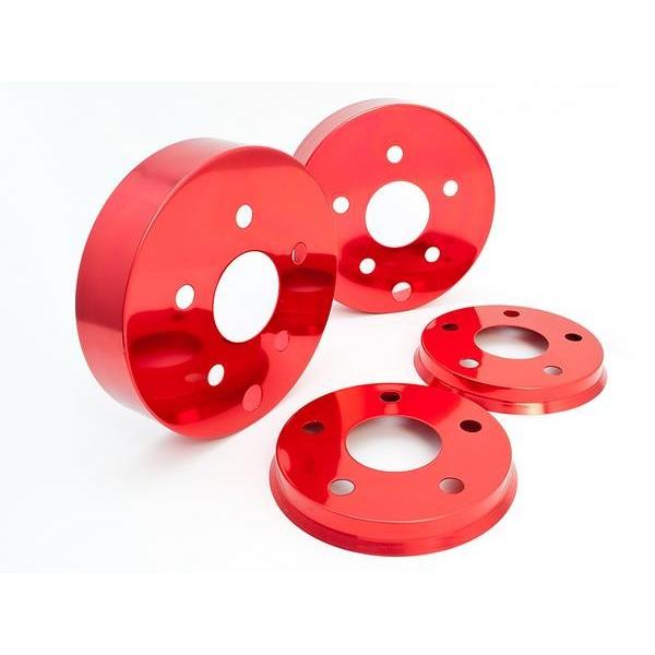ブレーキカバー プリウス ZVW30 フロント / リアハブカバー 4枚セット レッド mars 日本製_3