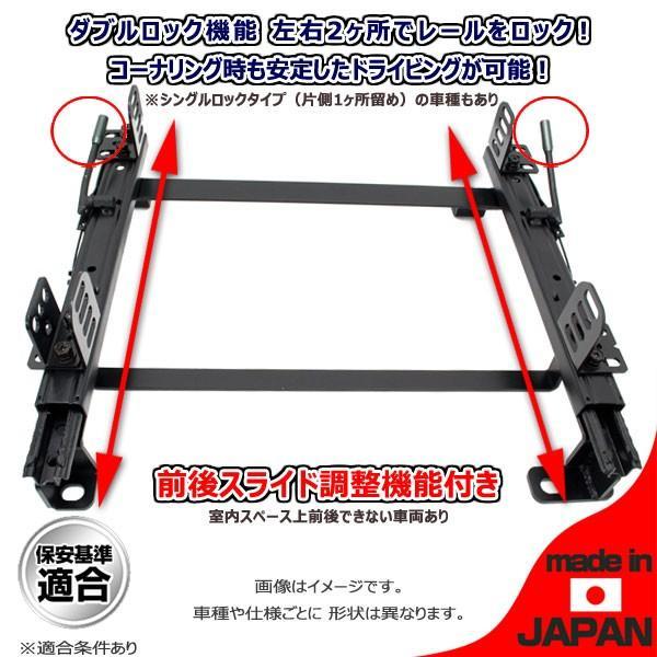 カワイ製作所 フルバケ用シートレール シビック タイプR FD2 助手席 