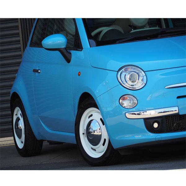 オールドカントリー 14x6.0J +32 4H/98 ホワイト スチールホイール フィアット FIAT 500(2007-) 312用 4本 送料無料/沖縄・離島別途｜autoaddictionjapan｜06