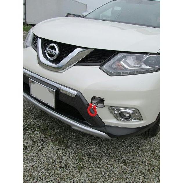 カワイ製作所 牽引フック フロント 可倒式 エクストレイル NT32 13/12