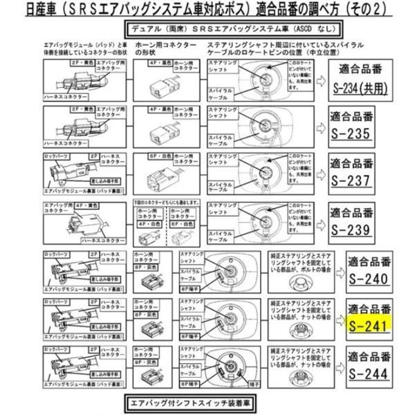 Daikei BOSS ハンドルボス 黒Nissan S-241