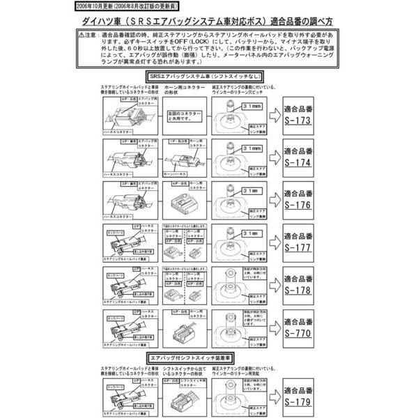 ハンドルボス 大恵 ステアリングボス ムーヴ LA100S エアバック対応 ボス 保安基準適合品 車検対応 日本製 S-770｜autoaddictionjapan｜02