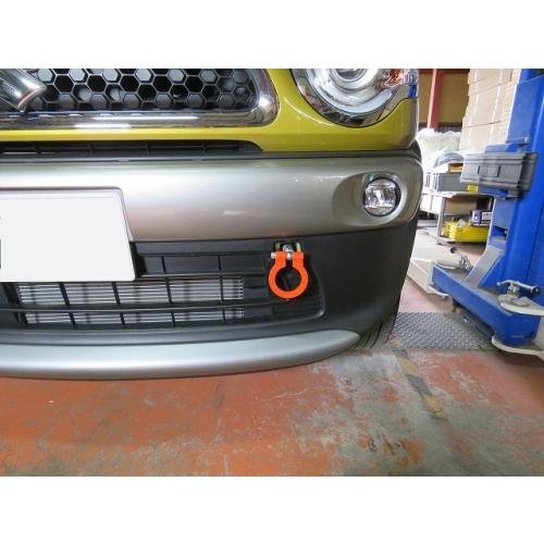 カワイ製作所 牽引フック フロント 可倒式 クロスビー MN71S 17/12〜用