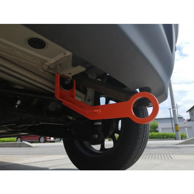 カワイ製作所 牽引フック リア 固定式 クロスビー 4WD MN71S 17/12〜用