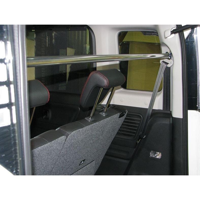 MK53S スペーシア　リアピラーバー（社外品） シュピーゲル リアピラーバー ストレートタイプ スペーシア MK53S
