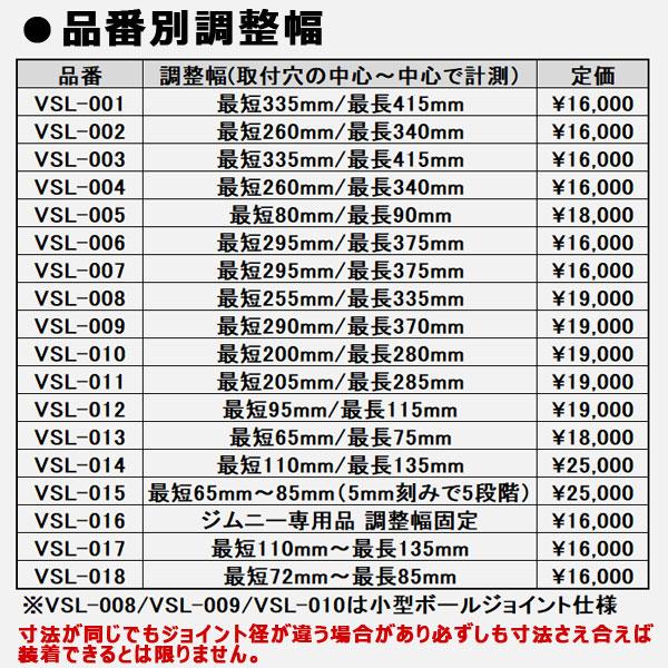 調整式強化スタビリンク ホンダ オデッセイ RC1/RC2/RC4 リア用セット