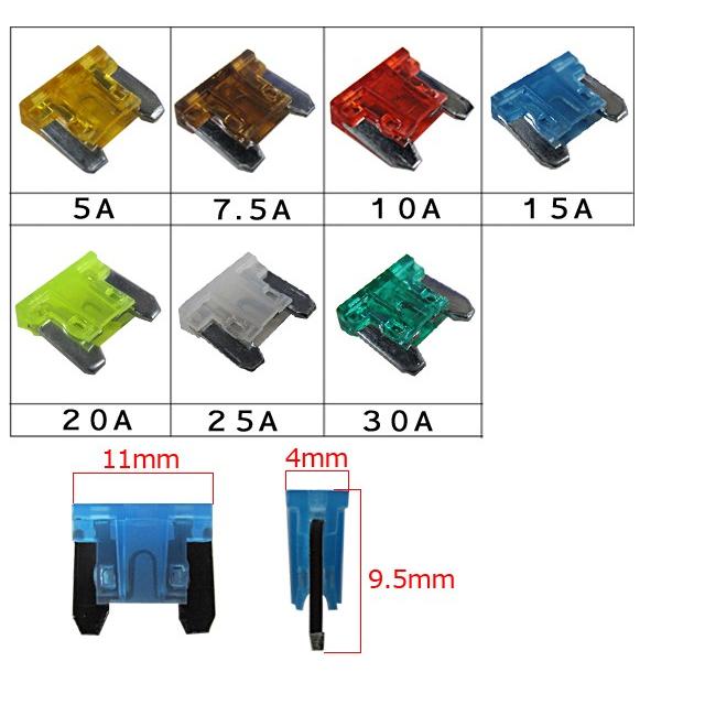低背ヒューズ 7種類 各5個セット 合計35個 収納ケース エレクトロタップ付き 5 7 5 10 15 25 30a Ac314 5pcs オートエージェンシー 通販 Yahoo ショッピング