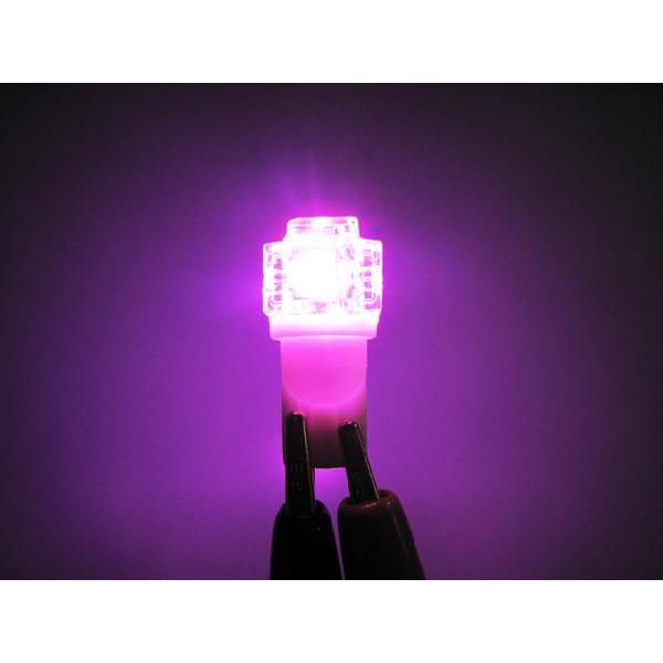 T10 / FLUX / 5灯/ ピンク / 2個 / LED / 超高輝度 / 落ち着きのある綺麗なピンク / 互換品｜autoagency｜05