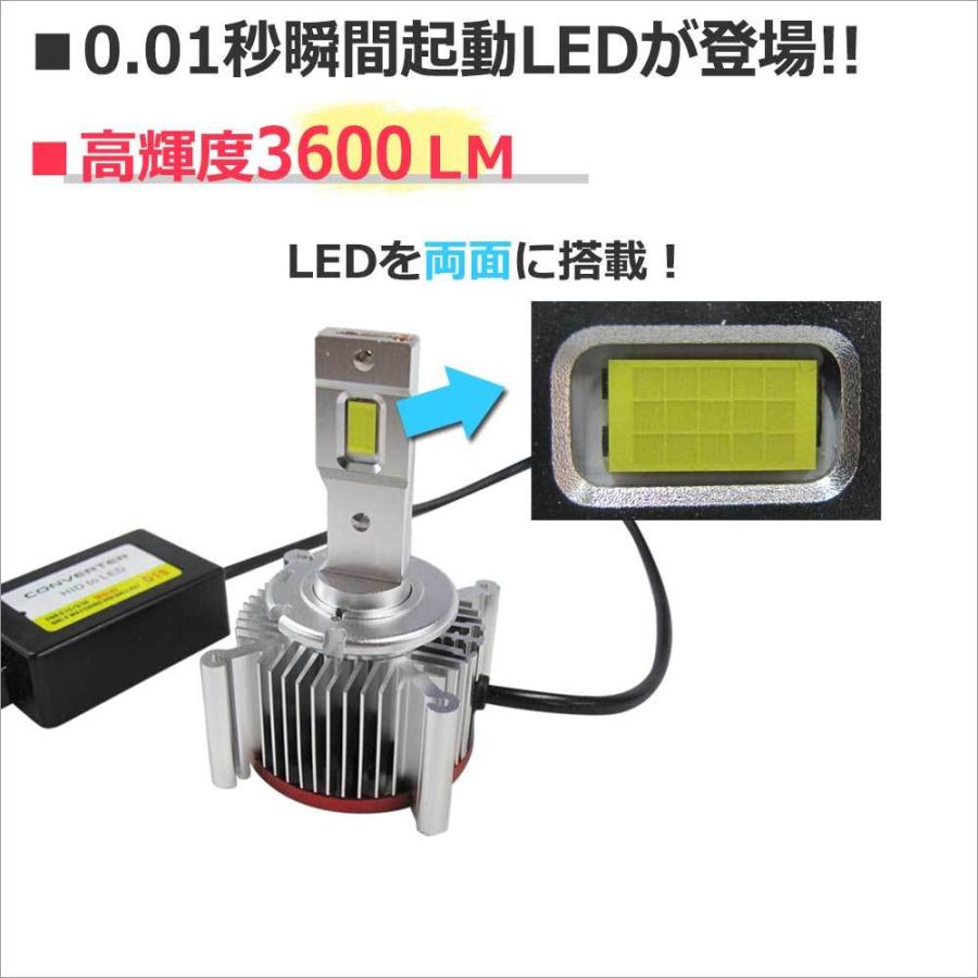 LED D1S 3600LM / 6000K /冷却ファン内蔵 / 半年保証 / 互換品 / 純正交換型｜autoagency｜04