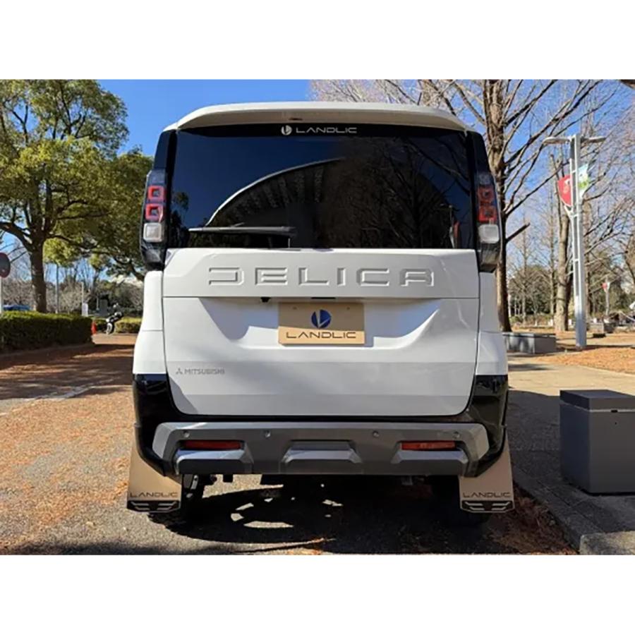 超新型デリカミニ☆マッドフラップ（グレー）ランドリック☆LANDLIC 超