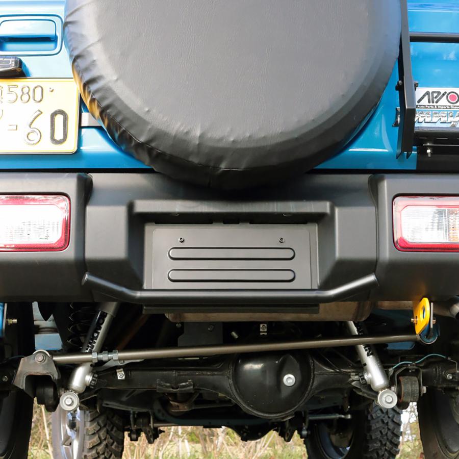 （むらっち）アピオナンバープレート移動キット&パネル＆ライザーバーセット！ ナンバープレート移動キット（リニューアルver.）（JB64,JB74