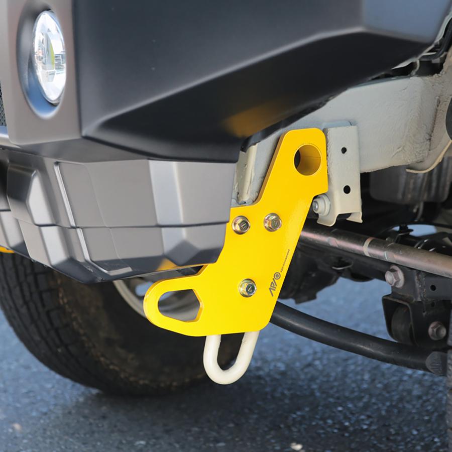 APIO アピオ タクティカルバンパー装着車用フロント左牽引フック9mm厚