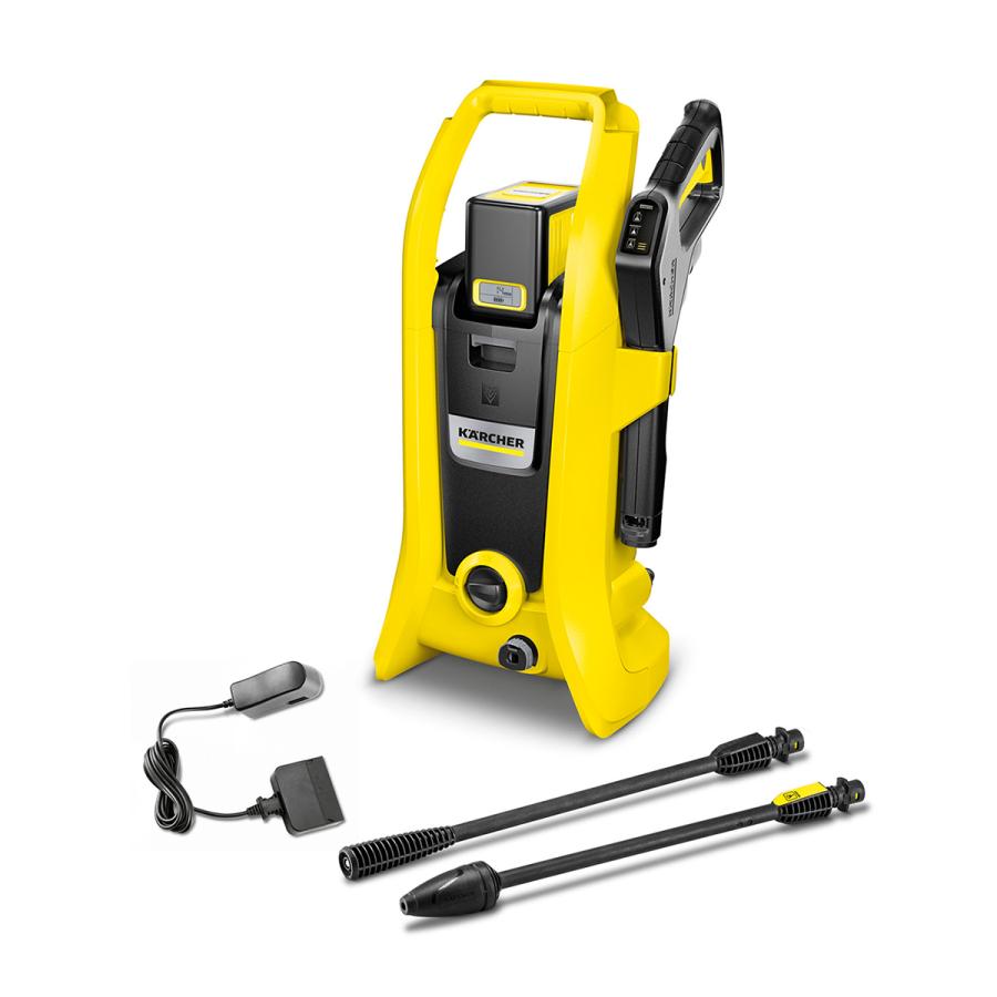 【美品】ケルヒャー K2 コードレス 洗浄機 バッテリーセット KARCHER ケルヒャー（KARCHER） 高圧洗浄機 コードレスタイプ K2 バッテリー
