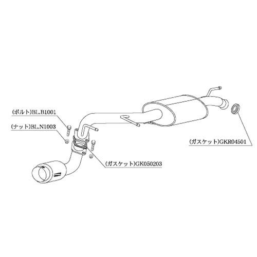 柿本 カキモト Hyper GT Box Rev. スズキ ワゴンR CBA/DBA-MH21S S41320｜autobacs｜03