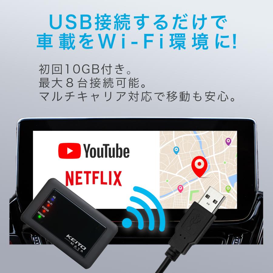 KEIYO ケイヨウ AN-S117V サクッと使える車載対応Wi-Fiルーター