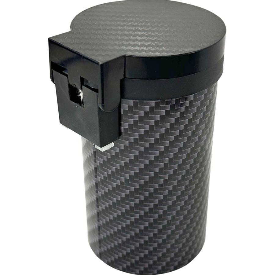 CAPS イルミ缶灰皿 (カーボン) CAT-02 : オートバックスYahoo