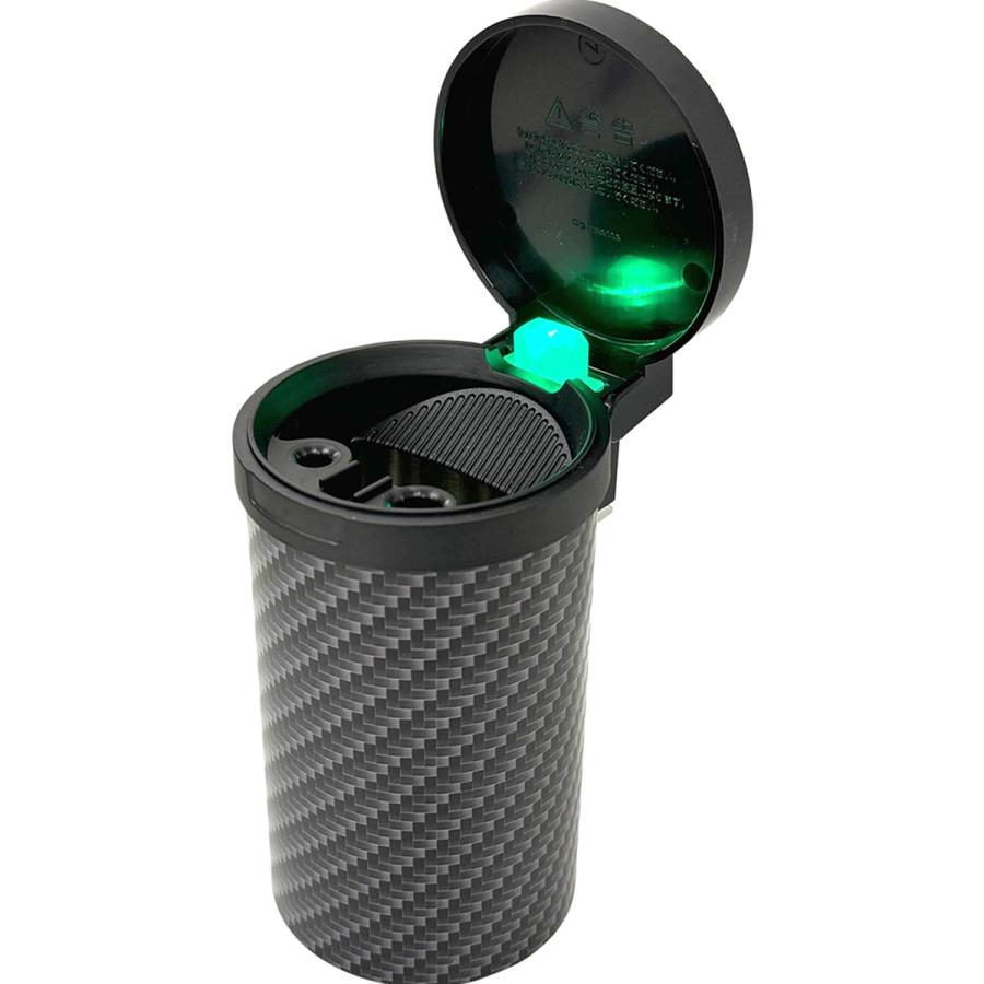 CAPS イルミ缶灰皿 (カーボン) CAT-02 : オートバックスYahoo